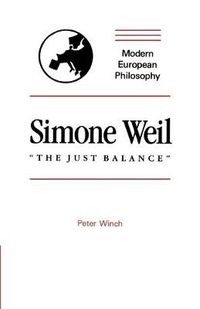 Cover image for Simone Weil:  The Just Balance
