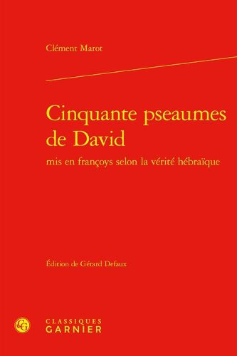 Cover image for Cinquante Pseaumes de David MIS En Francoys Selon La Verite Hebraique
