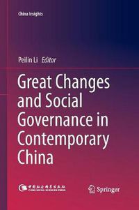 Cover image for Great Changes and Social Governance in Contemporary China