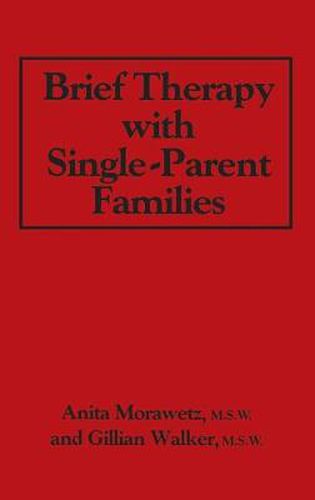 Cover image for Brief Therapy With Single-Parent Families