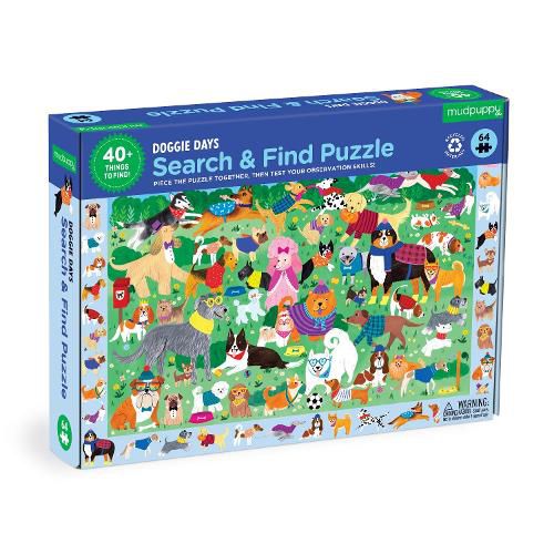 Dog Park 64 piece Search and Find Puzzle