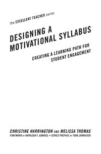 Cover image for Designing a Motivational Syllabus: Creating a Learning Path for Student Engagement