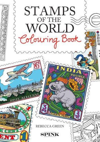 Cover image for The Stamps of the World Colouring Book