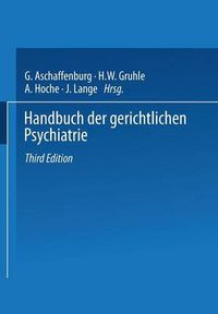 Cover image for Handbuch Der Gerichtlichen Psychiatrie