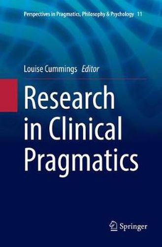 Cover image for Research in Clinical Pragmatics