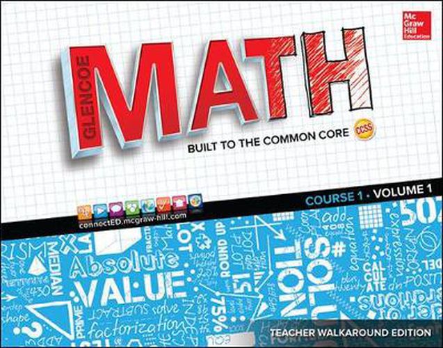 Cover image for Glencoe Math, Course 1, Teacher Walkaround Edition, Volume 1