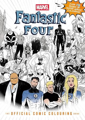 Cover image for Fantastic Four: The Official Comic Colouring Book (Marvel)