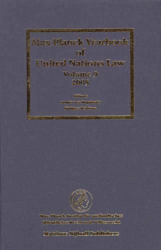 Cover image for Max Planck Yearbook of United Nations Law, Volume 9 (2005)