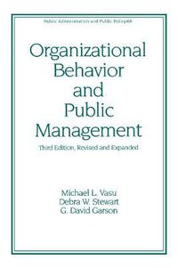 Cover image for Organizational Behavior and Public Management