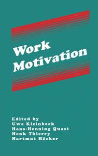 Cover image for Work Motivation
