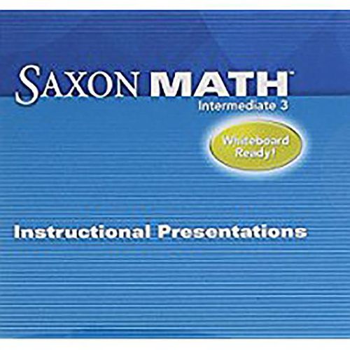 Cover image for Saxon Math 3: Instructional Presentation CD