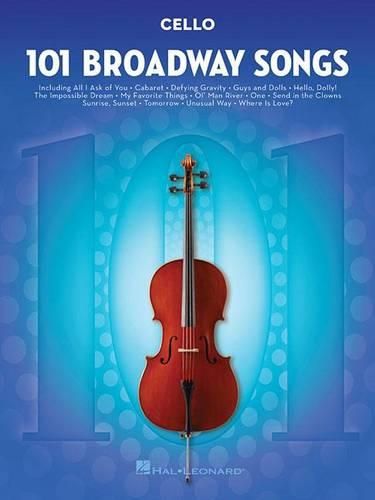 Cover image for 101 Broadway Songs for Cello