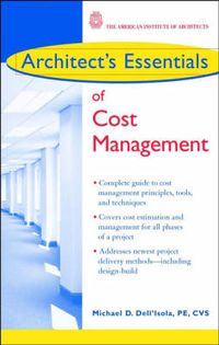 Cover image for Architect's Essentials of Cost Management