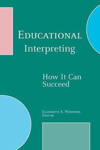 Cover image for Educational Interpreting