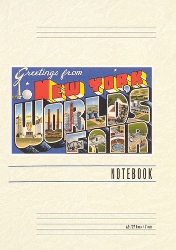 Cover image for Vintage Lined Notebook Greetings from New York World's Fair, 1939