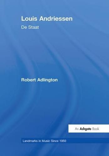 Cover image for Louis Andriessen: De Staat