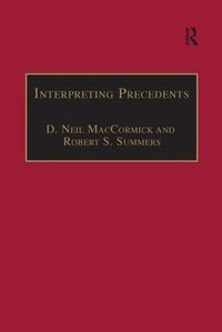 Cover image for Interpreting Precedents: A Comparative Study