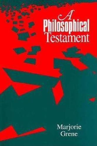 Cover image for A Philosophical Testament