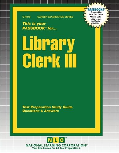 Cover image for Library Clerk III