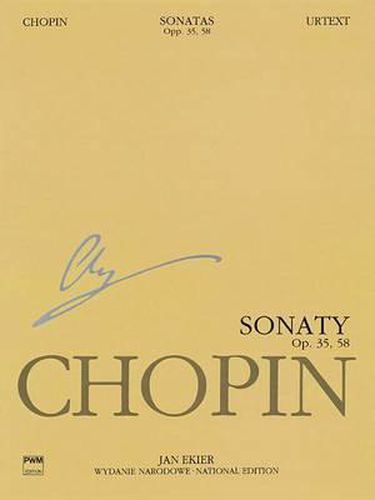 Cover image for Sonatas Op. 35, 58 / Sonaty Op. 35, 38: National Edition / Wydanie Narodowe