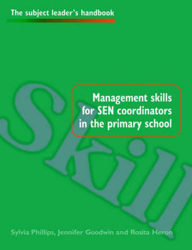 Cover image for Management Skills for SEN Coordinators in the Primary School