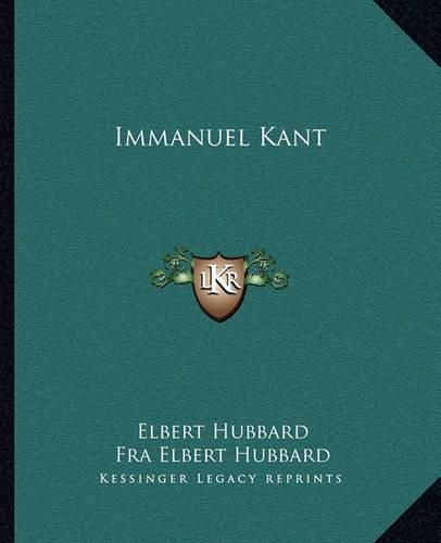 Immanuel Kant