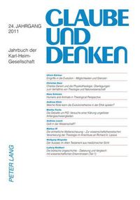 Cover image for Glaube Und Denken: Jahrbuch Der Karl-Heim-Gesellschaft- 24. Jahrgang 2011