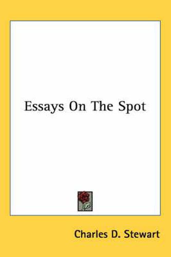 Cover image for Essays on the Spot