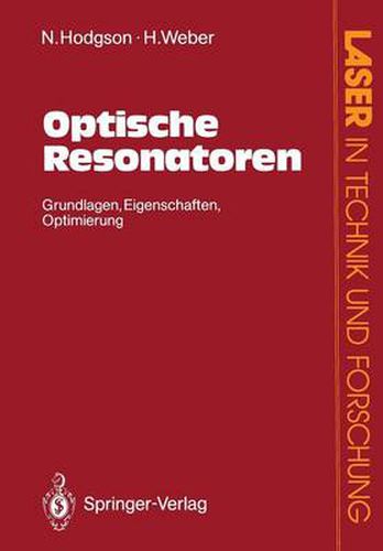 Cover image for Optische Resonatoren