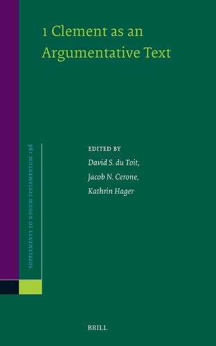 Cover image for 1 Clement as an Argumentative Text