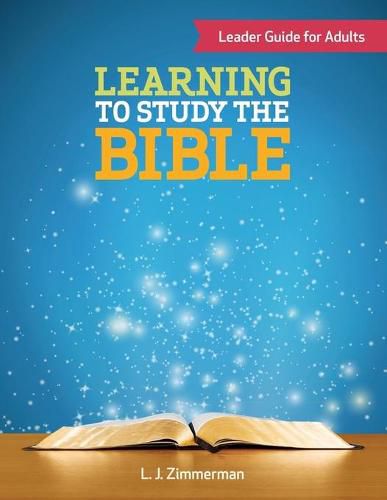 Cover image for Learning to Study the Bible Leader Guide