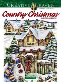 Cover image for Creative Haven Country Christmas Coloring Book