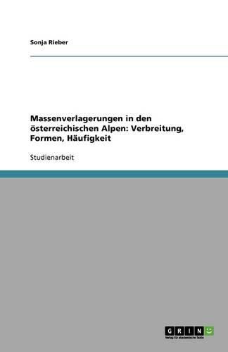 Cover image for Massenverlagerungen in den oesterreichischen Alpen: Verbreitung, Formen, Haufigkeit