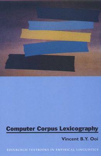 Cover image for Computer Corpus Lexicography