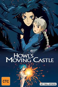 Cover image for Howls Moving Castle Bluray Dvd