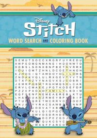 Cover image for Disney Stitch Word Search and Coloring Book