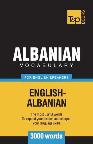 Cover image for Albanian vocabulary for English speakers - 3000 words