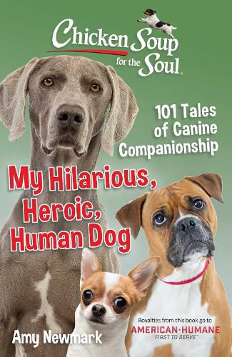 Cover image for Chicken Soup for the Soul: My Hilarious, Heroic, Human Dog: 101 Tales of Canine Companionship