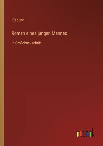 Cover image for Roman eines jungen Mannes