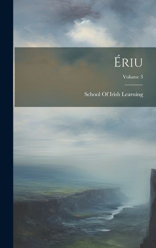 Cover image for Eriu; Volume 3