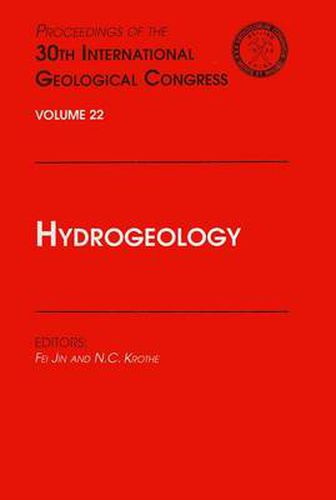 Cover image for Hydrogeology: Proceedings of the 30th International Geological Congress, Volume 22