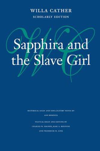 Cover image for Sapphira and the Slave Girl