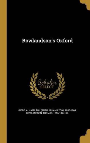 Cover image for Rowlandson's Oxford