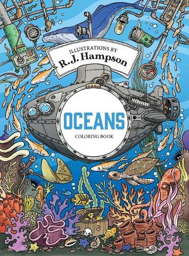 Cover image for Oceans Coloring Book