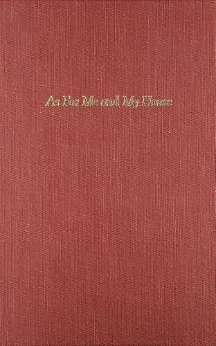 Cover image for As for Me and My House