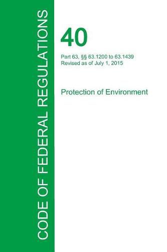 Cover image for Code of Federal Regulations Title 40, Volume 12, July 1, 2015