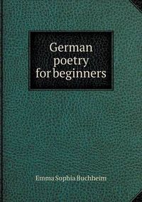 Cover image for German poetry for beginners