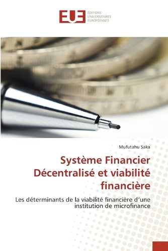 Cover image for Systeme Financier Decentralise et viabilite financiere