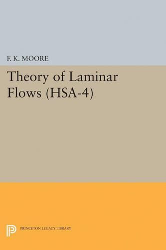 Cover image for Theory of Laminar Flows. (HSA-4), Volume 4