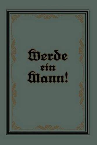 Cover image for Werde Ein Mann